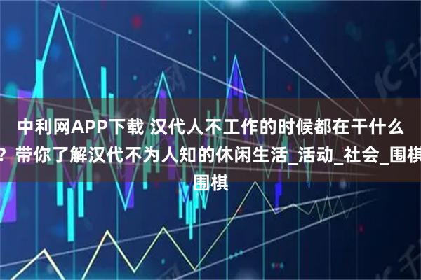 中利网APP下载 汉代人不工作的时候都在干什么？带你了解汉代不为人知的休闲生活_活动_社会_围棋