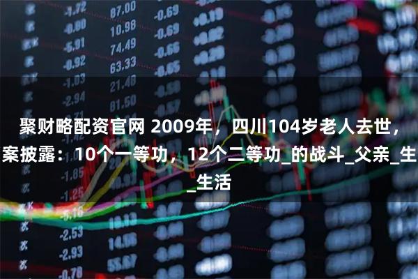 聚财略配资官网 2009年，四川104岁老人去世，档案披露：10个一等功，12个二等功_的战斗_父亲_生活