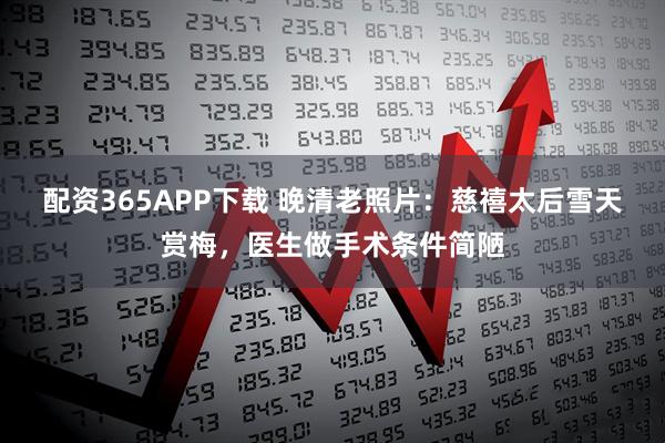 配资365APP下载 晚清老照片：慈禧太后雪天赏梅，医生做手术条件简陋